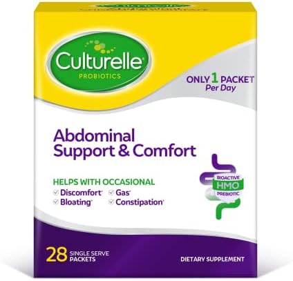 Culturelle Abdominal Support & Comfort – 28 Packets – Probiotic for Digestive Health