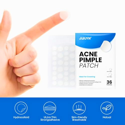 JUJUYN Pimple Patch for Face - 36 Hydrocolloid Acne Stickers | Ultra-Thin Invisible Spot Treatment for All Skin Types