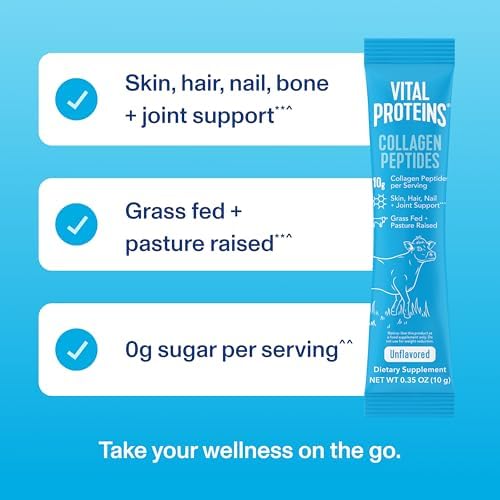 Vital Proteins Hydrolyzed Collagen Peptides Travel Packs (20ct)
