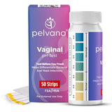 Pelvana pH Test Strips for Women - Monitor Intimate Health, 50 Count