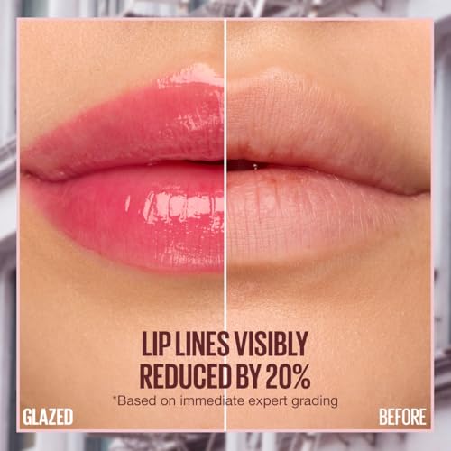 Maybelline New York Lifter Glaze Oil Balm Lipstick - Hydrating Glossy Balm with Hyaluronic Acid & Acerola Cherry Extract - Shade 007 Berry Haze