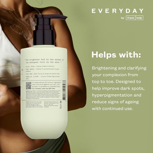 Everyday by frank body Brightening Body Wash - Vitamin B & C, Kakadu Plum & Pomegranate - 360 mL