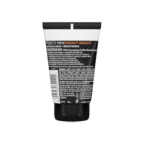 Pond's Men's Energy Bright Face Wash - Coffee Bean - 100g