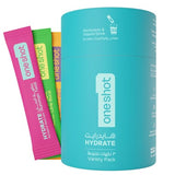 oneshot Electrolyte Hydration Powder - Discovery Pack - 30 Sticks - No Sugar, All Natural, Plant Based