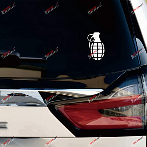 3S MOTORLINE Hand Grenade Decals (3-Pack) - Car, Boat, Laptop Stickers