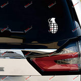 3S MOTORLINE Hand Grenade Decals (3-Pack) - Car, Boat, Laptop Stickers