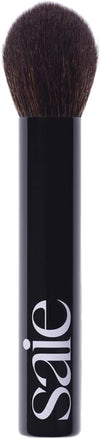 Saie Powder Blush Brush - Fluffy, Tapered Powder Brush for Seamless Application