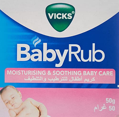 Vicks BabyRub Soothing Vapor Rub for Babies - 50g