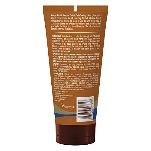 Banana Boat Summer Color Self-Tanning Lotion - Deep Dark Tan