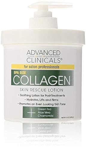 Advanced Clinicals Collagen Skin Rescue Lotion: Intense Hydration & Firming