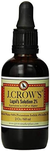 J.CROW'SÂ® Lugol's Solution of Iodine 2% 2oz