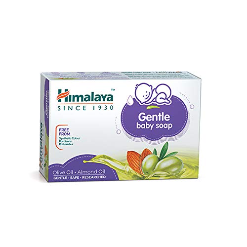 Himalaya Gentle Baby Soap - 6 x 125g, No Parabens, With Olive & Almond Oil for Delicate Skin