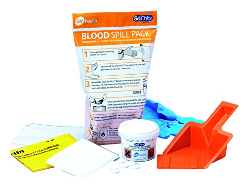 2 Pack Mini Bodily Fluids Biohazard Spill Kit - Compact & Disposable