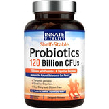 Innate Vitality 3-in-1 Probiotic – 120 Billion CFU with 34 Strains