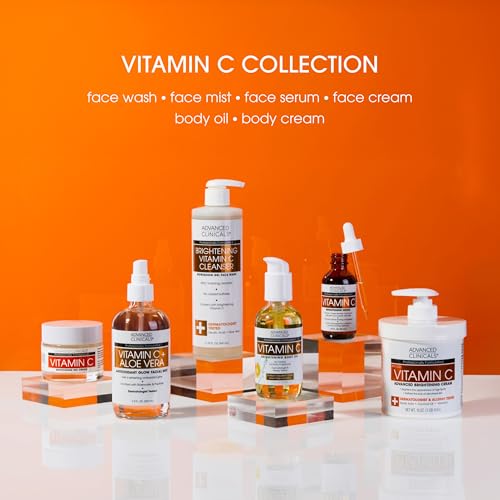 Advanced Clinicals Vitamin C Cream - Brightening & Anti-Aging Face Cream
