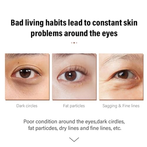 Caffeine Brightening Eye Cream - Caffeine Anti-Aging, Dark Circle Eye Bags, Niacinamide, Retinol, Squalane, Peptides, K-beauty