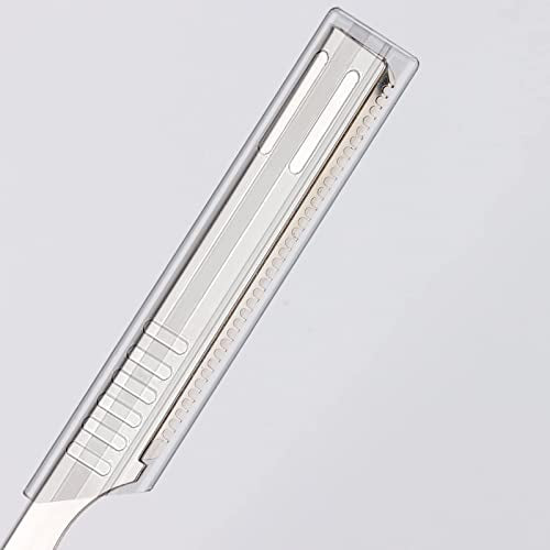 MAKINGTEC 10Pcs Women Eyebrow Razor, Facial Shaver Razor, Brow Shaper Eyebrow Trimmer, Sharp Dermaplaning Tool