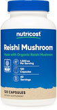 Nutricost Organic Reishi Mushroom Capsules 1500mg - 60 Servings