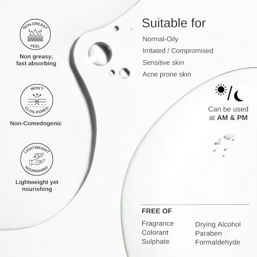 The Formularx Barrier Relief Ceramide Lightweight Moisturizer with Niacinamide & Hyaluronic Acid - For Oily & Sensitive Skin - 50g