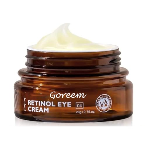 Retinol Eye Cream for Dark Circles & Fine Lines - Anti-Aging, Brightening & Hydration, 20g