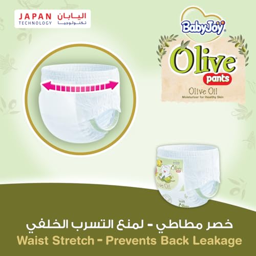 BabyJoy Mega Box Olive Pants and 144 Diapers, Size 4 (9-14kg)