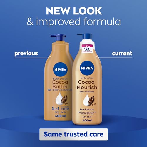 NIVEA Nourishing Body Lotion for Dry Skin with Cocoa Butter & Vitamin E 3x400ml