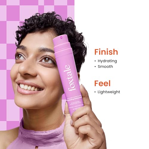 Foxtale 5x Hydrating Ceramide Moisturizer - Micro Hyaluronic Acid & 3 Ceramides - Lightweight & Fast Absorbing - 50ml