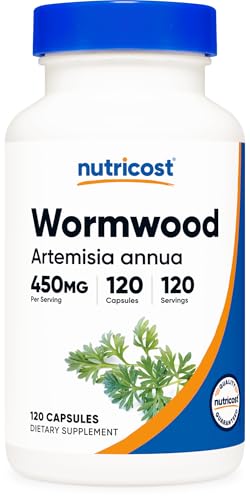 Nutricost Wormwood Capsules 450mg (120 Capsules) Gluten Free, Vegetarian & Non-GMO