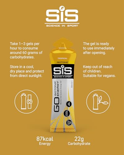 Science in Sport GO Isotonic Energy Gels - Tropical (30 Pack)