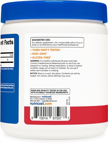 Nutricost L-Citrulline Malate 2:1 Powder - Strawberry Kiwi, 300g