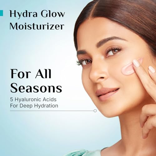 Pilgrim Korean Rice Water Hydra Glow Moisturizer - 5x Hydration & Instant Glass Skin - 100g
