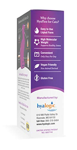 Hyalogic HyaFlex for Cats - Oral Hyaluronic Acid (HA) Joint Supplement 1 oz