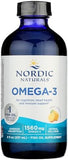 Nordic Naturals Omega-3 Lemon - 8 fl oz (237ml) - Large Bottle for Daily Support
