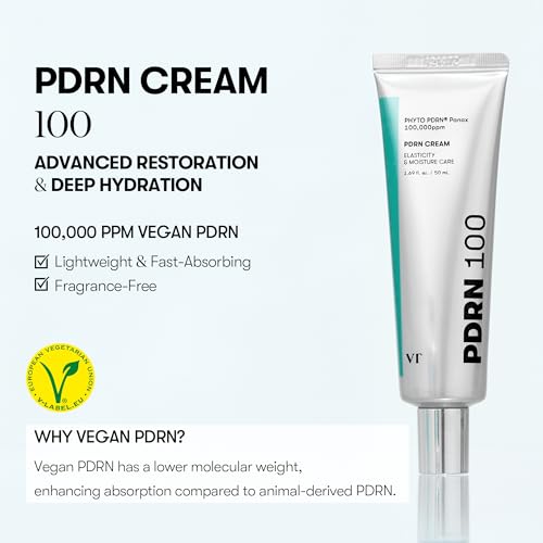 VT Cosmetics PDRN Cream 100 - Firming & Elasticity Unscented Moisturizer