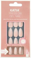 Katia ١٠٢ أظافر جل جاهزة بلون ألموند متدرج للحصول على مانيكير سهل