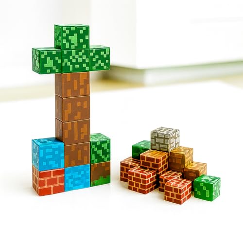 100 Pieces Educational 3D Building Blocks for Kids – Easily Connect Together to Form Stable Designs Treat Your Child to a Memorable Gift – One Kitten