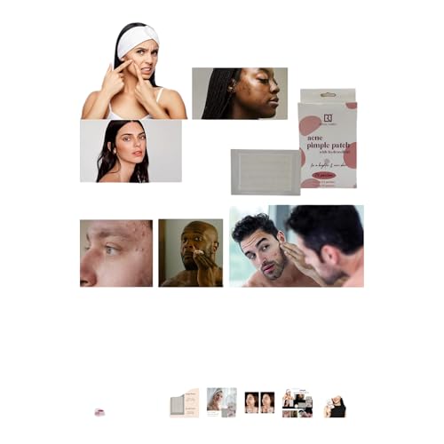 ROYAL NEEDS Acne Pimple Patch - 72 Invisible Hydrocolloid Stickers for Overnight Treatment