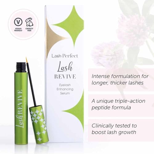 Lash Revive - Intense Lash Growth Serum with Tetrapeptides for Longer and Thicker Lashes | 6ml