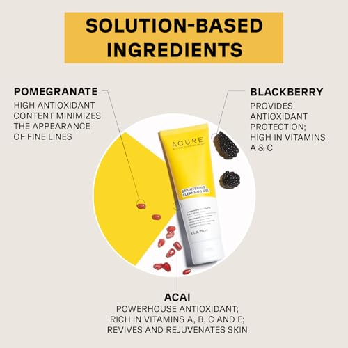 ACURE Brightening Cleansing Gel - Paraben & Sulfate-Free