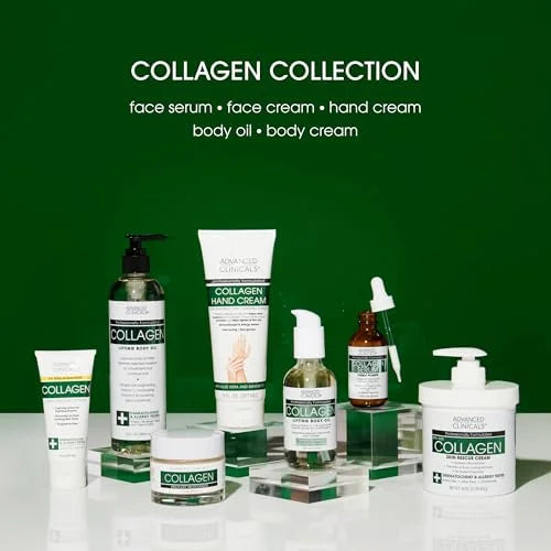Advanced Clinicals Collagen Body & Face Moisturizer with Vitamin E