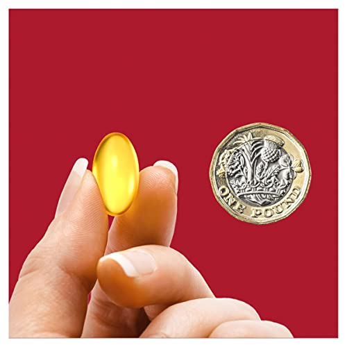 Seven Seas Cod Liver Oil One-A-Day Fish Oil with Vitamins A D & E, 60 Vegan Capsules