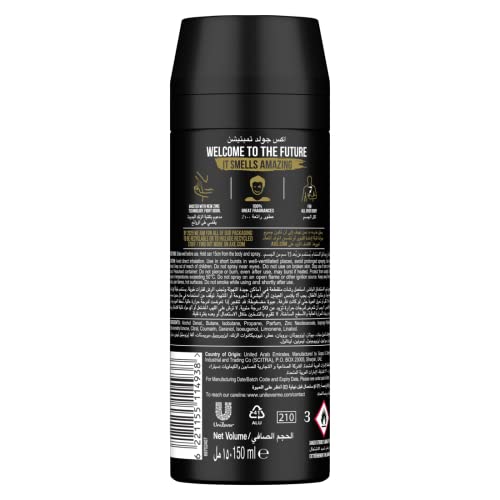 AXE Gold Temptation Men's Deodorant Body Spray 150ml (Fragrance)