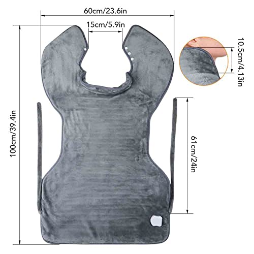 BEONE Large Electric Heating Pad - Back, Neck & Shoulder Pain Relief (100x60cm)