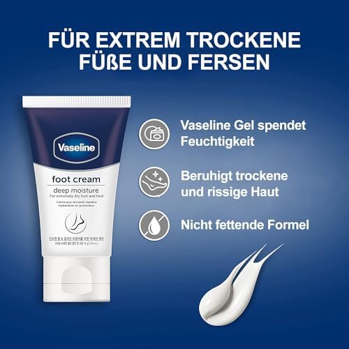 Vaseline Deep Moisture Foot Cream - Soft & Healthy Feet