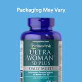 Puritans Pride Ultra Woman 50 Plus Multivitamin with Zinc - 120 Count