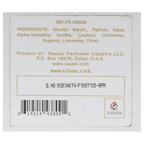 Rasasi Enteash Perfume - 100ml