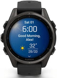 Garmin Fenix 8 - 43mm AMOLED Sapphire Smartwatch - Carbon Gray Titanium