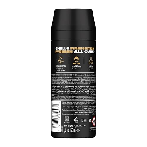 AXE Gold Temptation Men's Deodorant Body Spray 150ml