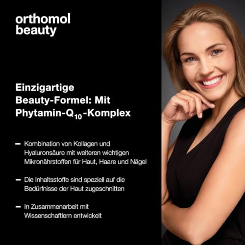 Orthomol Beauty Drink Ampoules - Radiant Skin & Hair, 30 pcs