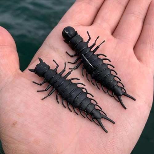 Great Lakes Finesse GLF Juicy Hellgrammite – Realistic Trout & Bass Soft Bait